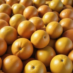 Wall Mural - Pile of ripe yellow grapefruits in bulk, vibrant citrus fruits , produce, abundance, vitamin c