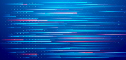 Poster - abstract big data code representation. modern high-tech data background. graphic concept for your de