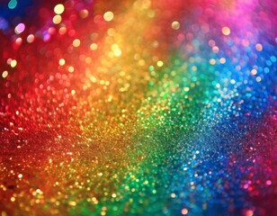 Wall Mural - Rainbow glittering background texture photography