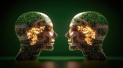 Poster - Digital Minds Communicating Advanced Technology Circuitry Network Connection