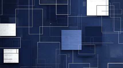 Poster - futuristic modern geometric abstract background . Generative AI