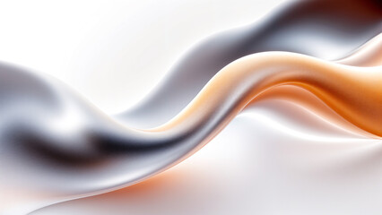 Poster - futuristic modern abstract background of waves and lines . Generative AI