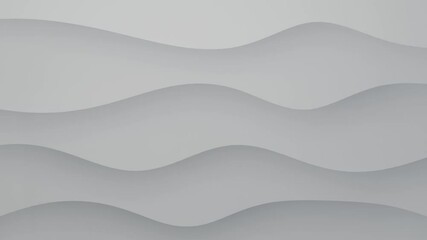 Poster - Minimalist Gray Waves Design 4k 60 pfs looping video