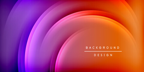 Fototapete - Dynamic shadow lines geometric shapes