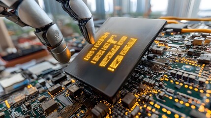 Poster - Robotic Arm Interacting with Advanced Circuit Board Technology