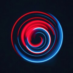 Wall Mural - red, blue, and white circle
