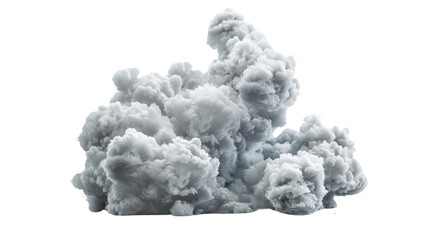 Poster - Realistic smoke effect isolated on transparent background for design element