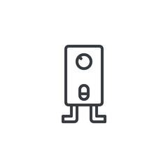 Aufkleber - Water Heater line icon