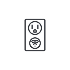 Aufkleber - Smart Outlet line icon