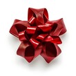 © Ali - Elegant Red Gift with Ribbon on White Background for Special Occasion