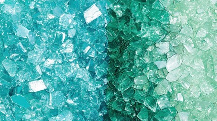 Poster - Close Up of Cracked Glass Isolated on Pure White Background for Background Design or Artistic Use
