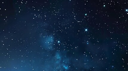 Canvas Print - expansive outer space night sky showcasing a shimmering starfield, radiant galaxies, and infinite co