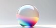 © LoFi J. - Abstract glass sphere with gradient colors and smooth reflections.
