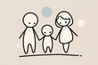© Westend61 - Simple image of a family uniting in love and support, holding hands