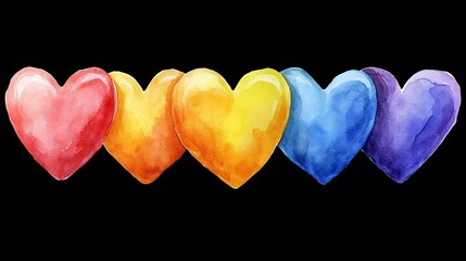 Poster - Abstract Delicate Heart Composition for Valentine's Day Celebration