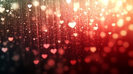 Poster - Romantic Abstract Art for Valentine's Day with Minimalist Design