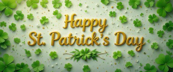 Poster - st patricks day greeting card