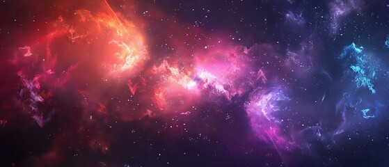 Wall Mural - panoramic milky way galaxy brimming with shimmering stars, interstellar dust, and boundless cosmic w