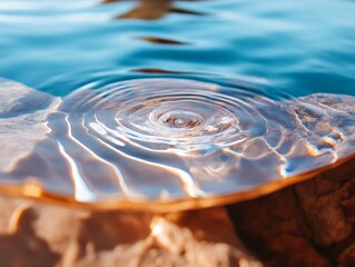 Poster - Nature-Inspired Wave Patterns on Stone Exploring Water Dynamics for Sustainable Design and Eco-friendly Architectural Content