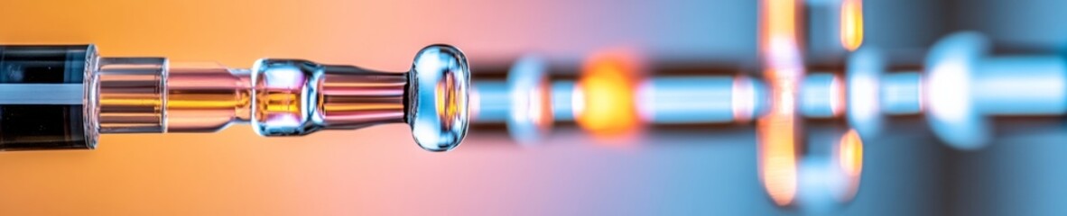 Poster - Futuristic Vaccine Development Chromatic Sealed Vials in Precision-Controlled Storage - Pharmaceutical Quality Assurance and Advanced Medical Safety Protocols