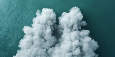 Fototapete - Abstract Ocean Dynamics Modern Fluid Simulation for Renewable Energy Insights and Marine Conservation, Enhancing Tech Materials and Aesthetic Design