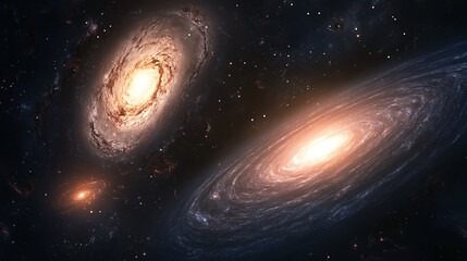 Wall Mural - an image of a galaxy.