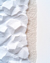 Aufkleber - Geometric Snow Texture for 2026 Crisp Winter Surface Design for Visual Merchandising and Seasonal Branding in Fashion and Home Decor