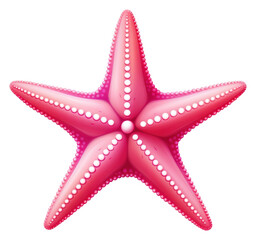 Wall Mural - PNG Starfish purple pink red.