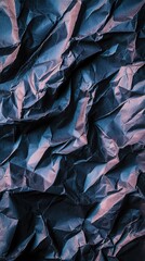 Poster - Crumpled and Textured Dark Paper Background for Creative Projects