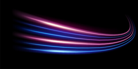 Wall Mural - beautiful light speed line background on black background abstract design vector illustration