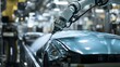 © suprato - Robotic arm painting a car in a factory