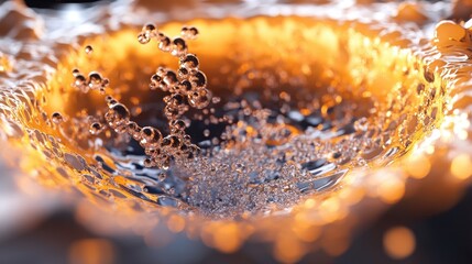 Poster - 3D animation of a neutron entering a material and causing changes at the atomic level