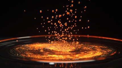 Poster - 3D animation of a neutron entering a material and causing changes at the atomic level