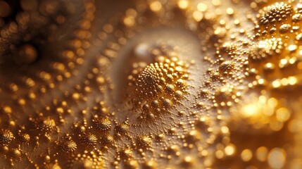 Poster - 3d render of particles forming intricate patterns like fractals, dynamically shifting and pulsing wi