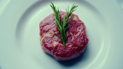 Poster - breakthrough innovation in food technology, where lab-grown meat and plant-based alternatives are developed to reduce environmental impact and meet future food demands