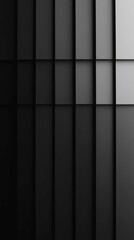 Poster - Abstract Minimalist Design with Gradients in Black and White Shades