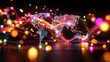 © Lightflow Vision  - Vibrant world map with colorful lights and animated trade flow arrows