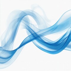 Poster - Dynamic abstract wave design, flowing motion, vibrant colors, seamless transparency, ideal for digital graphics and creative projects