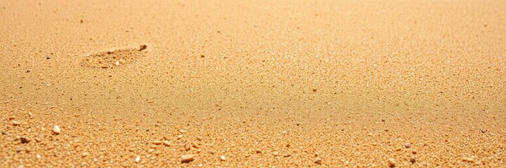 Wall Mural - Pristine sandy beach background with small ripples and grains, seaside, grains, small