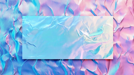 Wall Mural - opal   blank rectangular banner isolated on opal background