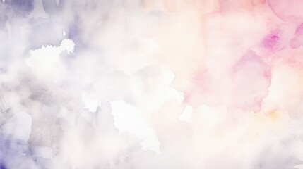 Poster - Soft Watercolor Texture in Pastel Shades with Subtle Blend and Flowing Patterns for Artistic and Creative Background Use