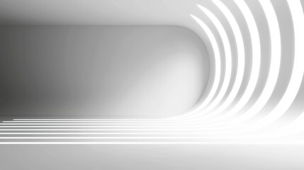 Poster - Ethereal Shadows, a luminous black-and-white abstraction featuring soft contrasts, minimalist design, open space, and a serene atmosphere inviting contemplation and tranquility