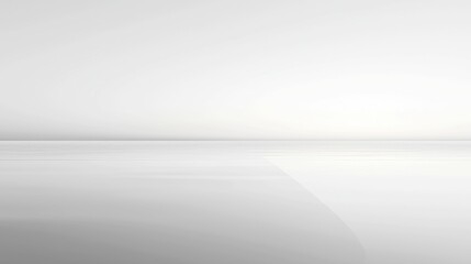 Poster - Grayscale Depth, a neutral gradient creating an infinite horizon, minimalist design, clean backdrop, emphasizing simplicity and openness in a serene environment.
