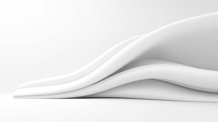 Poster - Soft Contours, a minimal black-and-white design featuring gentle curves, emphasizing simplicity and elegance in a clean, uncluttered environment with ample free space.