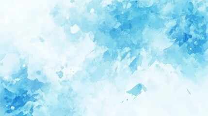 Aufkleber - Soft Light Blue Watercolor Acrylic Marble Background with Abstract Alcohol Liquid Texture in Pastel Colors. Ideal for Creative Design, Invitations, and Decorative Projects