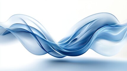 Poster - Smooth, flowing water lines twisting into an abstract, elegant wave pattern, evoking movement and tranquility.