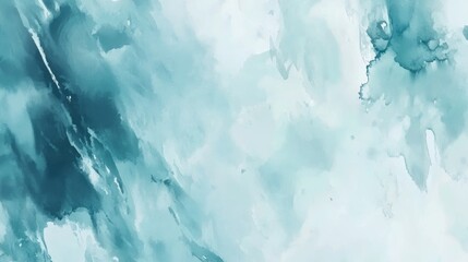 Aufkleber - Soft Light Blue Watercolor Acrylic Marble Background with Abstract Alcohol Liquid Texture in Pastel Colors. Ideal for Creative Design, Invitations, and Decorative Projects