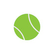 © Vectorsoft - Tennis ball logo icon illustration flat