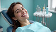 © Arra Vais - Smiling patient in dental chair experiencing a comfortable dental visit