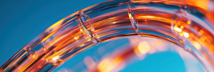 Poster - Curved Transparent Object with Internal Illumination